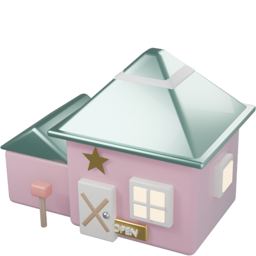 Bunker with a thatched hip roof